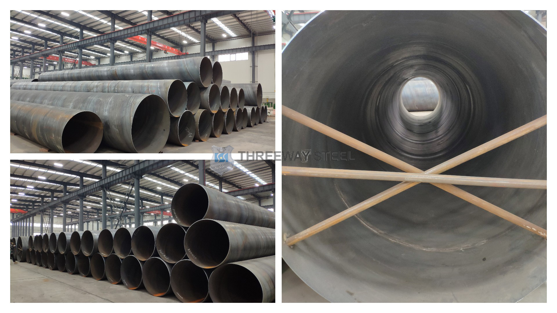 SSAW steel pipe export