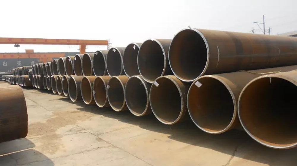 Rust-proof maintenance and testing methods for straight seam welded pipes