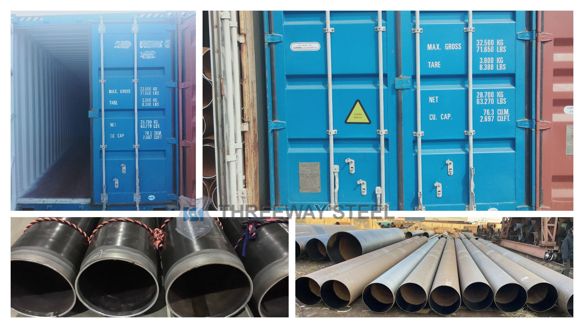 LSAW steel pipe export