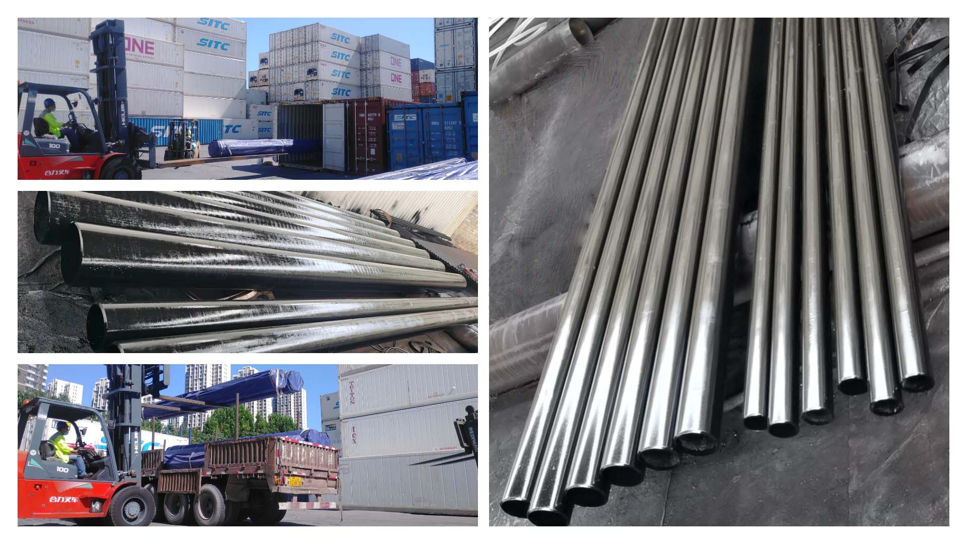 Threeway steel coated steel pipe export
