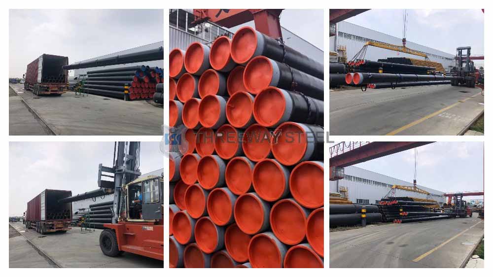 Mexico 3LPE coated steel pipe export